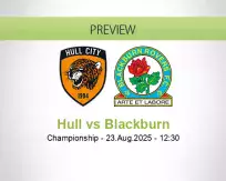 Hull Blackburn betting prediction (23 August 2025)