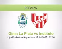 Gimn La Plata Instituto betting prediction (13 July 2025)
