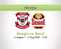 Sangju Seoul betting prediction (17 August 2025)