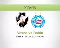 Vasco vs Bahia