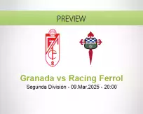 Granada Racing Ferrol betting prediction (09 March 2025)