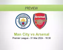 Man City Arsenal betting prediction (31 March 2024)