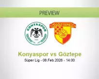 Konyaspor Göztepe betting prediction (08 February 2026)