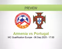 Armenia Portugal betting prediction (06 September 2025)