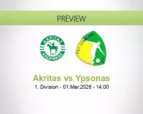 Akritas Ypsonas betting prediction (01 March 2026)