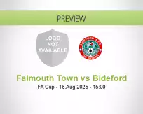 Falmouth Town Bideford betting prediction (16 August 2025)