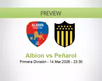 Albion Peñarol betting prediction (14 March 2026)