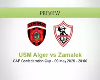 USM Alger vs Zamalek