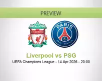 Liverpool vs PSG