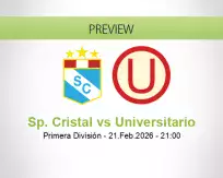 Sp. Cristal vs Universitario