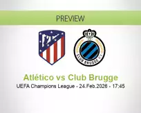 Atlético vs Club Brugge