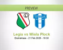 Legia Wisła Płock betting prediction (21 February 2026)