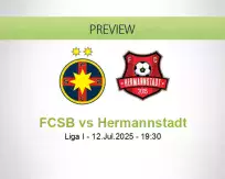 FCSB Hermannstadt betting prediction (12 July 2025)