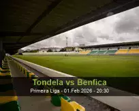 Tondela Benfica betting prediction (01 February 2026)