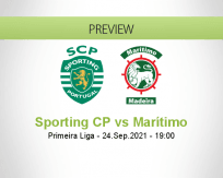 Sporting CP Marítimo betting prediction (24 September 2021)