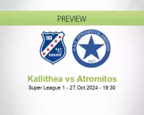 Kallithea Atromitos betting prediction (27 October 2024)