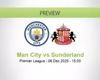 Man City vs Sunderland