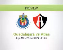 Guadalajara Atlas betting prediction (22 November 2024)