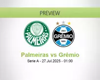 Palmeiras Grêmio betting prediction (27 July 2025)