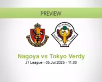 Nagoya Tokyo Verdy betting prediction (05 July 2025)