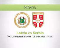 Latvia Serbia betting prediction (06 September 2025)