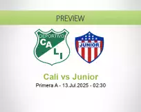 Cali Junior betting prediction (13 July 2025)