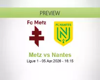 Metz Nantes betting prediction (05 April 2026)