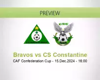 Bravos CS Constantine betting prediction (15 December 2024)