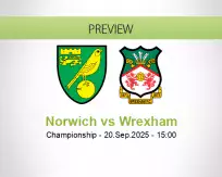 Norwich Wrexham betting prediction (20 September 2025)