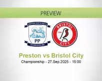 Preston Bristol City betting prediction (27 September 2025)