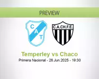 Temperley Chaco betting prediction (28 June 2025)