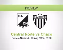 Central Norte Chaco betting prediction (03 August 2025)
