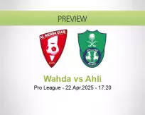 Wahda vs Ahli