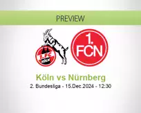 Köln Nürnberg betting prediction (15 December 2024)