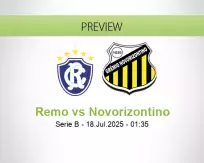 Remo Novorizontino betting prediction (18 July 2025)