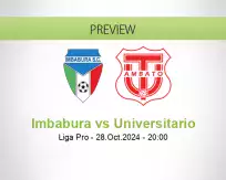 Imbabura Universitario betting prediction (29 October 2024)