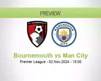 Bournemouth vs Man City