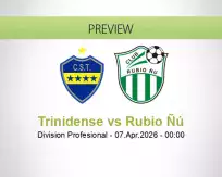 Trinidense vs Rubio Ñú