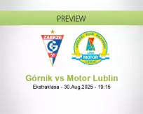 Górnik Motor Lublin betting prediction (30 August 2025)