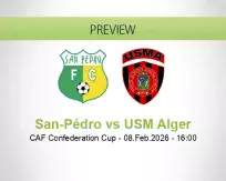 San-Pédro USM Alger betting prediction (08 February 2026)