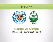 Daegu vs Gimpo