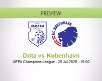 Drita København betting prediction (29 July 2025)
