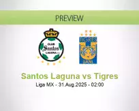 Santos Laguna Tigres betting prediction (31 August 2025)