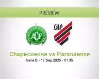Chapecoense Paranaense betting prediction (17 September 2025)