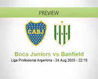 Boca Juniors Banfield betting prediction (25 August 2025)