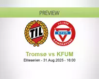 Tromsø KFUM betting prediction (31 August 2025)