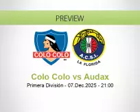Colo Colo Audax betting prediction (07 December 2025)
