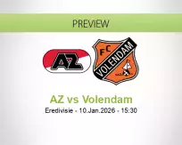 AZ Volendam betting prediction (10 January 2026)