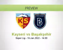 Kayseri Başakşehir betting prediction (19 January 2022)
