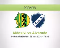 Aldosivi Alvarado betting prediction (23 March 2024)